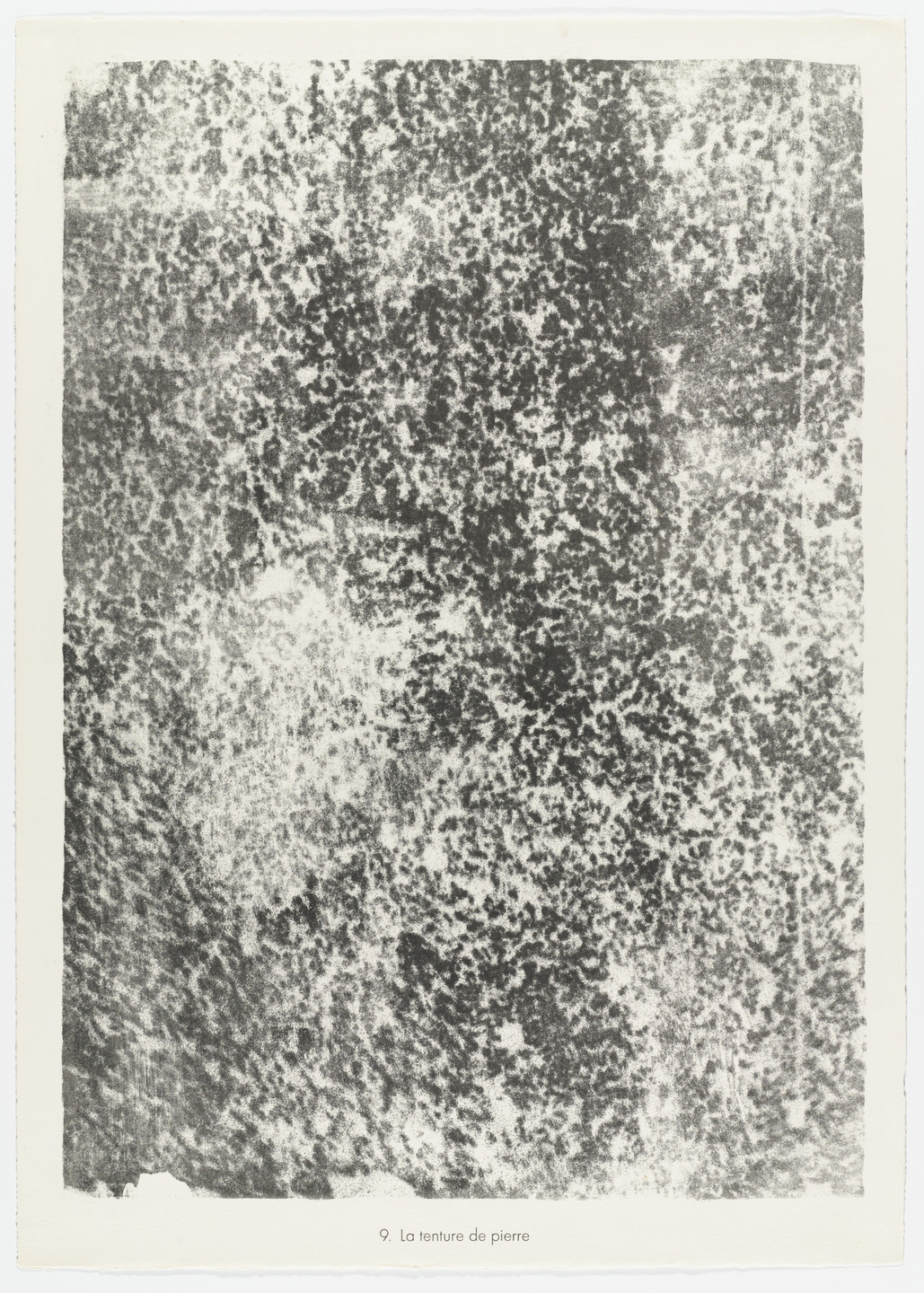 Jean Dubuffet. Rock Hanging (La Tenture de pierre) from the portfolio Territories (Territoires) from Phenomena (Les Phénomènes). 1958