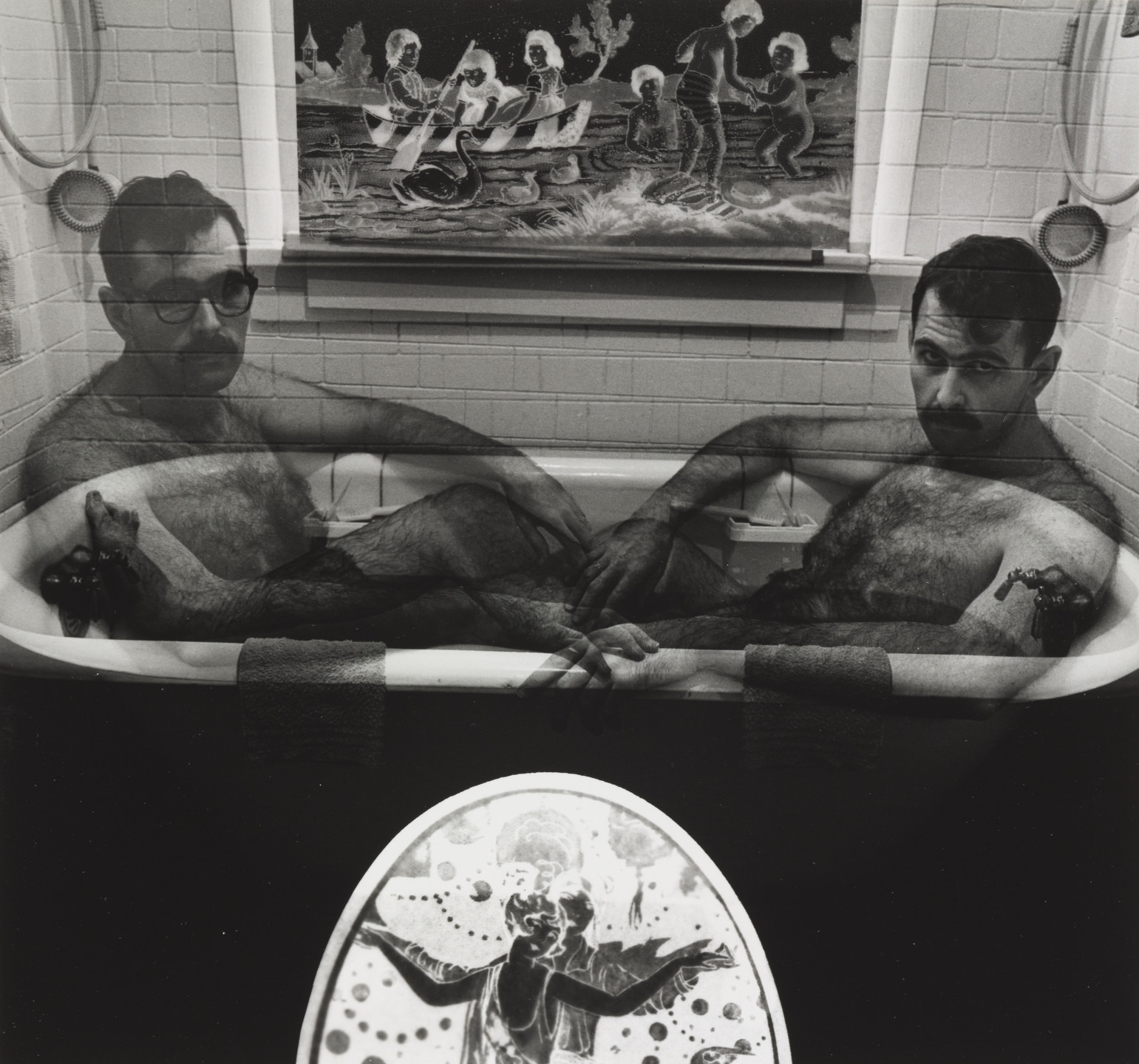 Jerry Uelsmann. Self-Portrait as Robinson &amp; Rejlander. 1964