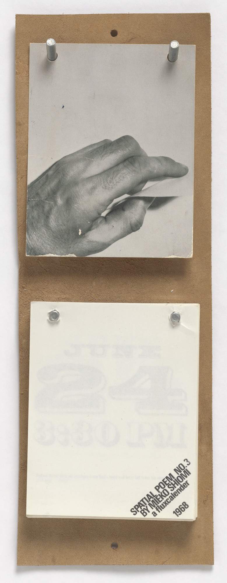 Mieko Shiomi. Spatial Poem No. 3