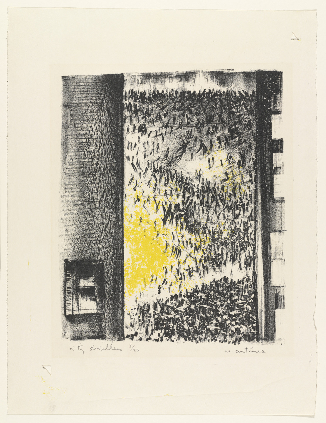 Nemesio Antúnez. City Dwellers. 1950