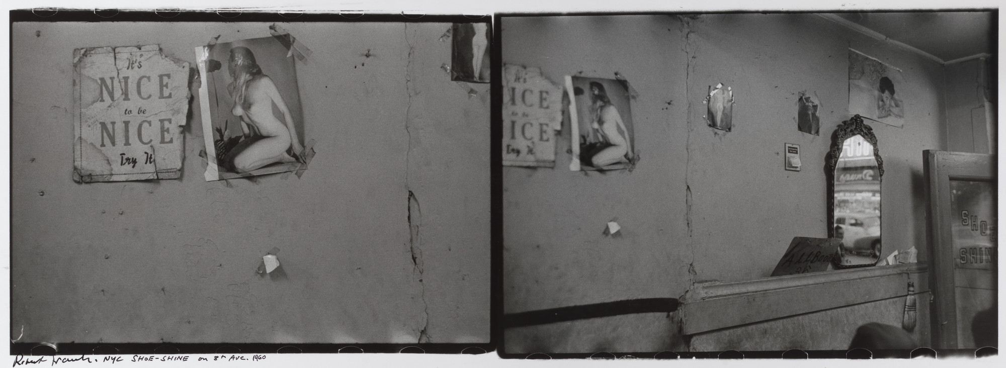 Robert Frank. Shoe Shine on 8th Avenue, New York City