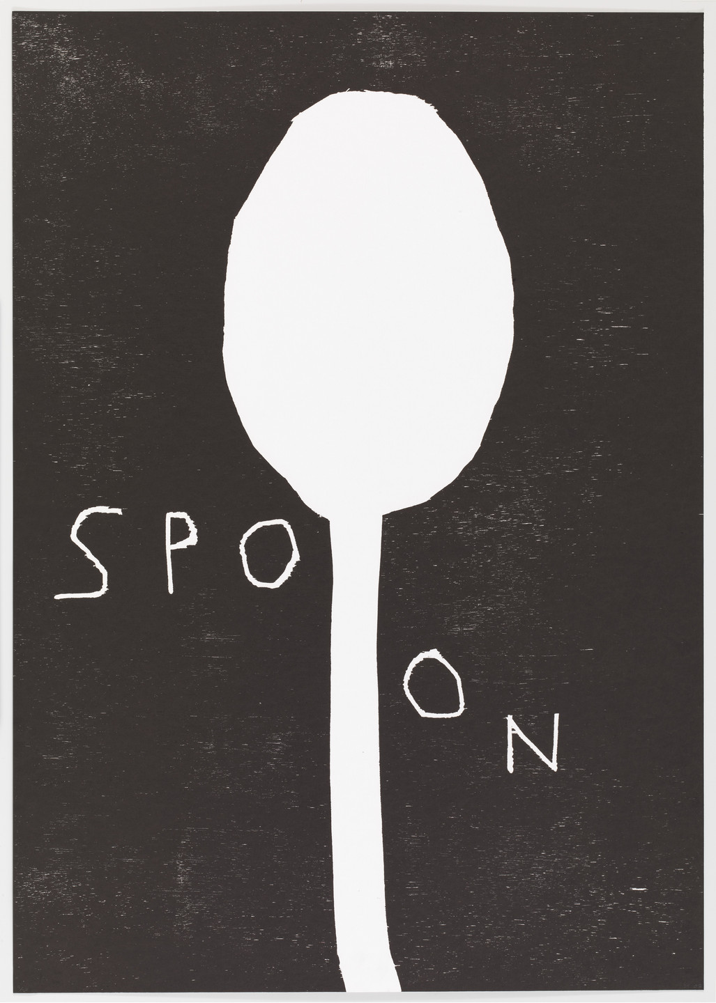 David Shrigley. Untitled (Spoon) from an untitled portfolio. 2008