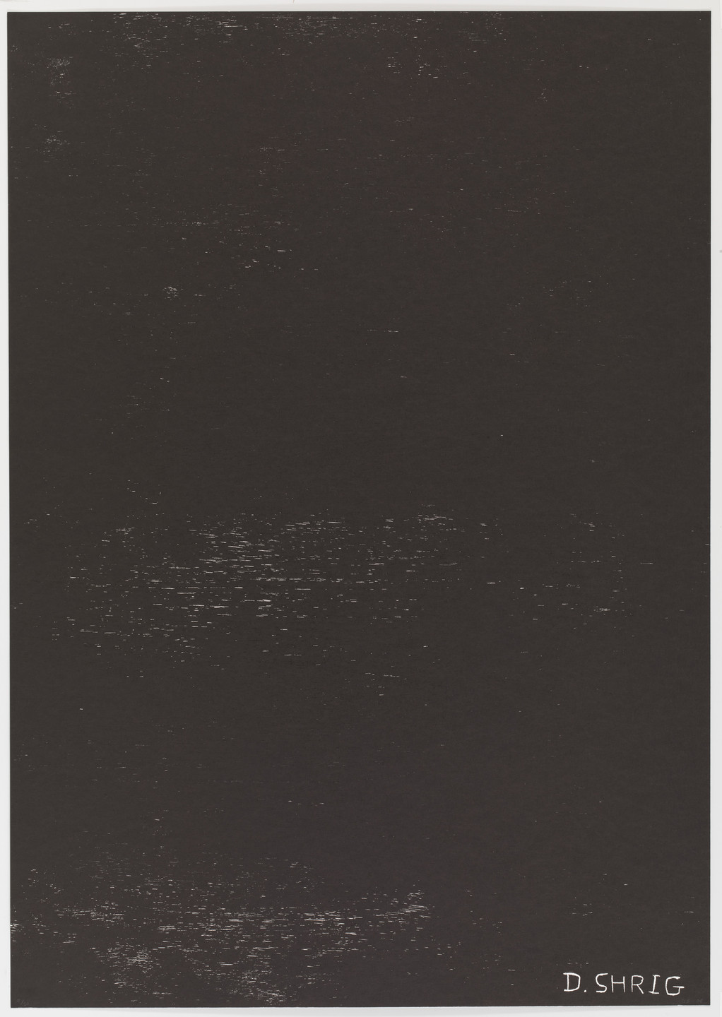 David Shrigley. Untitled (Dshrig) from an untitled portfolio. 2008