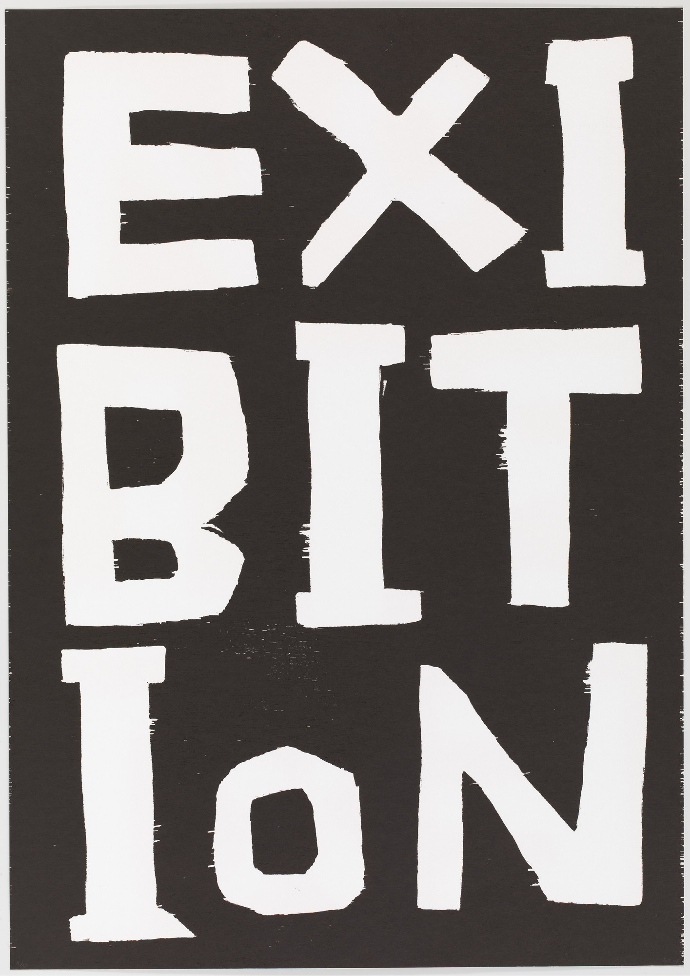 David Shrigley. Untitled (Exhibition) from an untitled portfolio