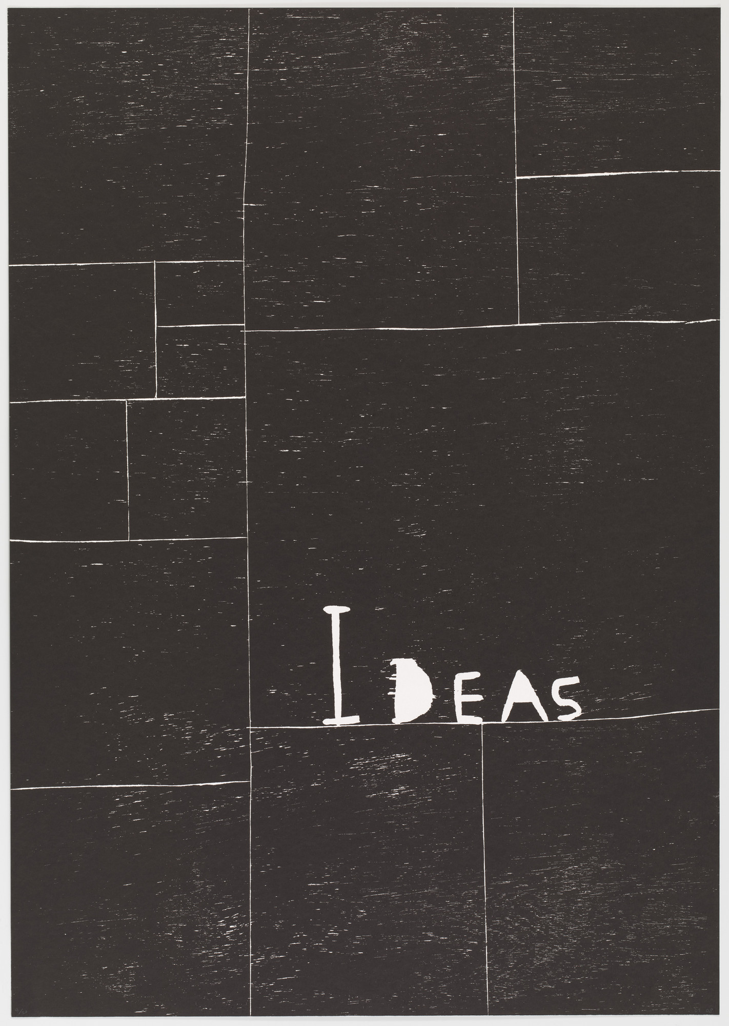 David Shrigley. Untitled (Ideas) from an untitled portfolio