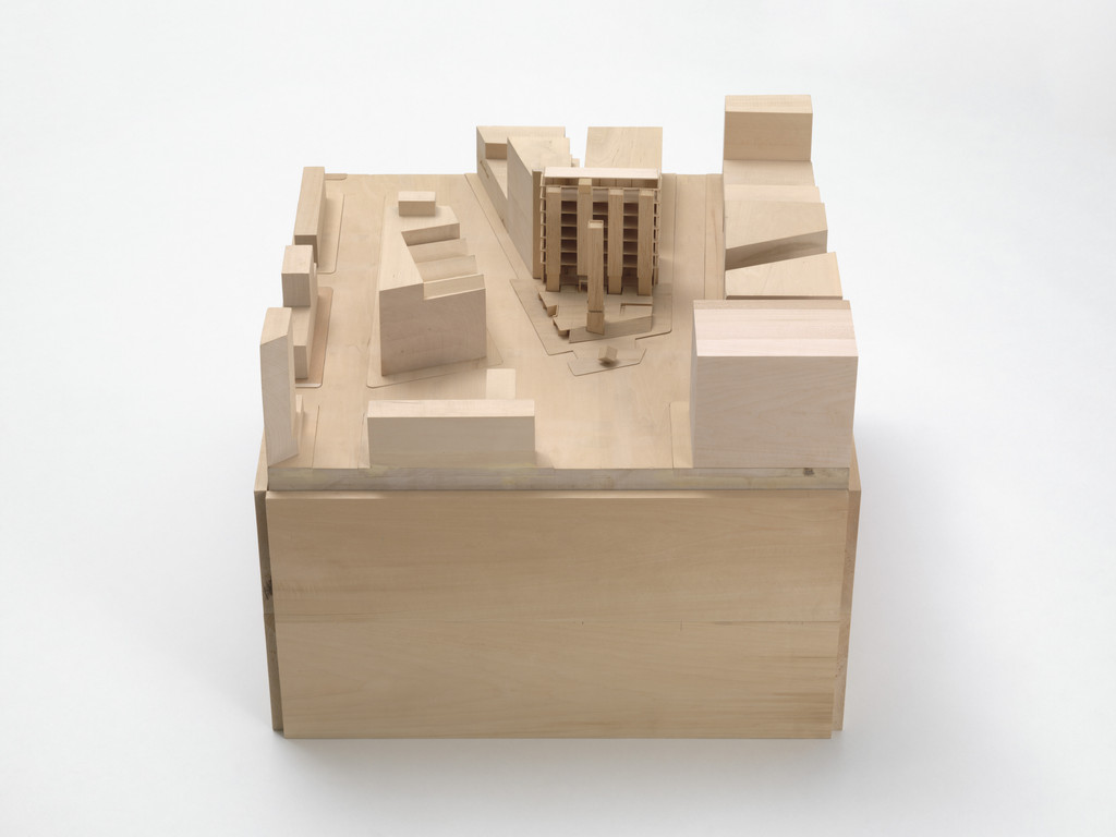 Cooper Union Piazza Project, New York, NY (Site model, scale 1/32" = 1'-0")