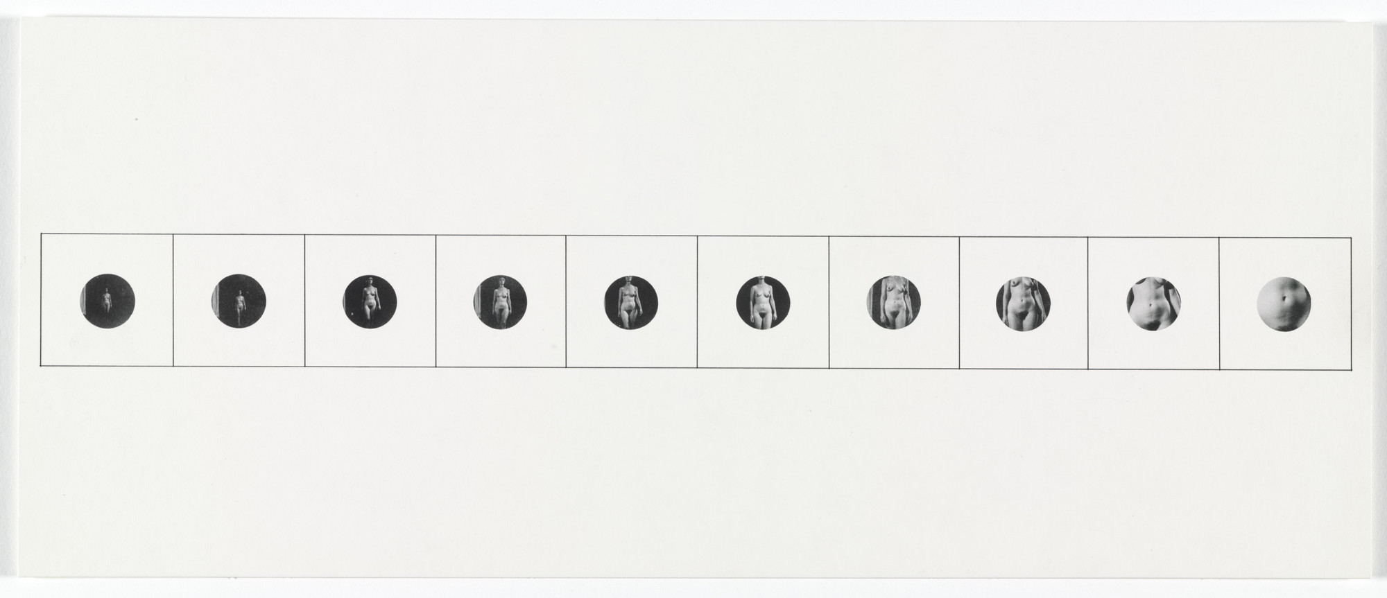 Sol LeWitt. Schematic Drawing for Muybridge II from Artists & Photographs
