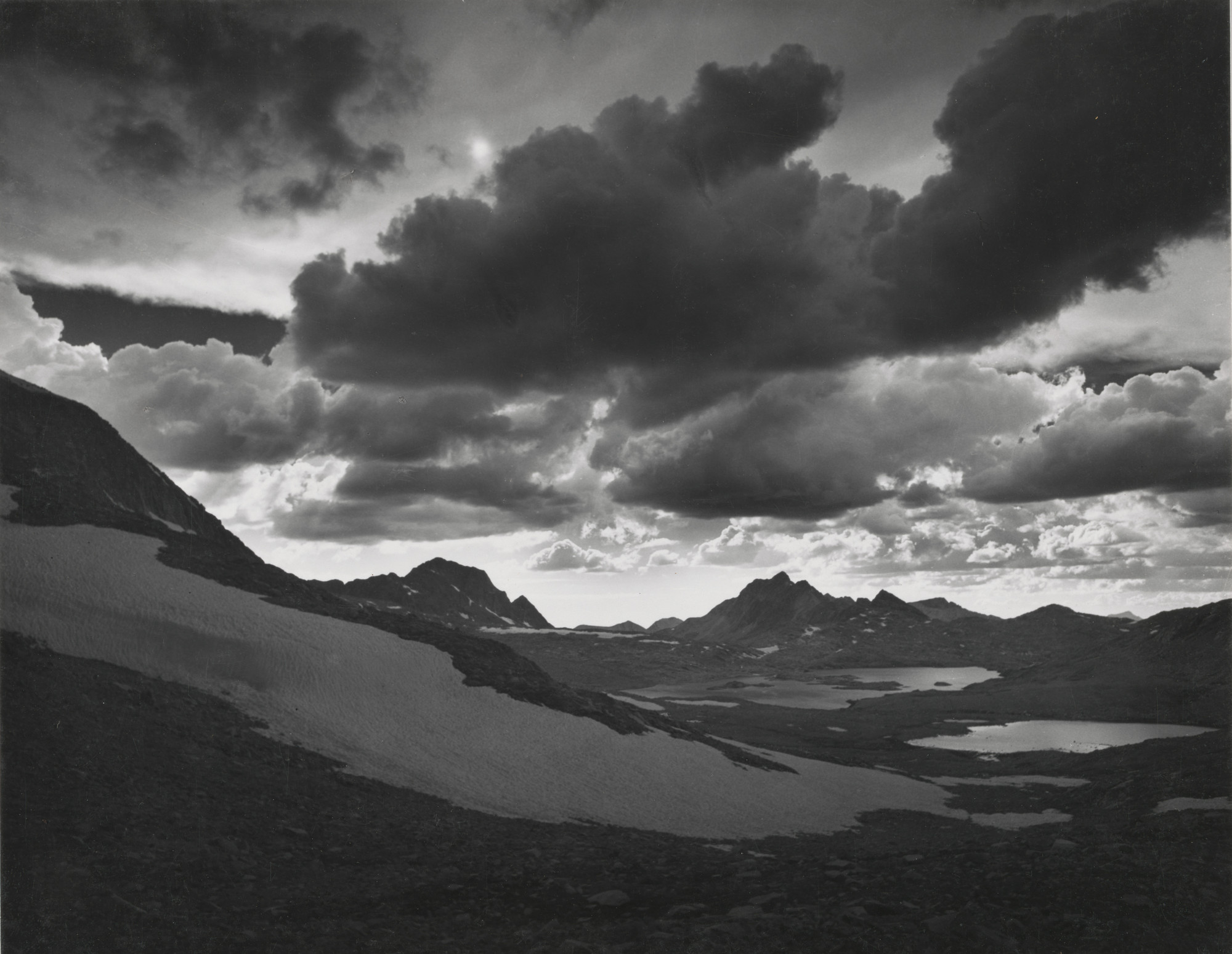 Cedric Wright. Muir Pass, Sunset