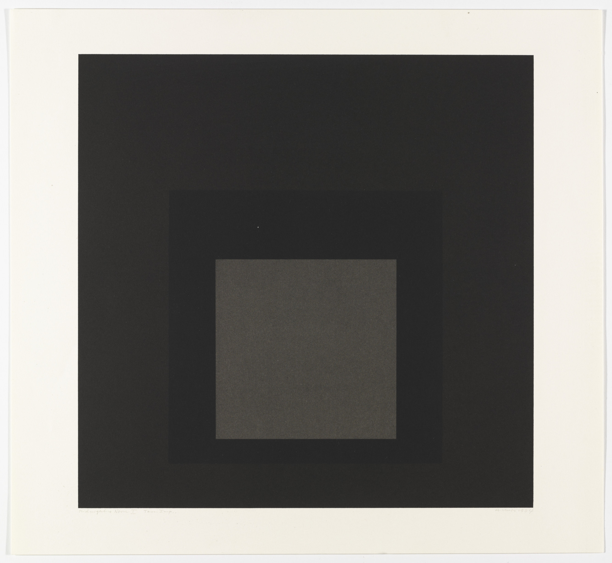 Josef Albers. Midnight + Noon I from Midnight and Noon