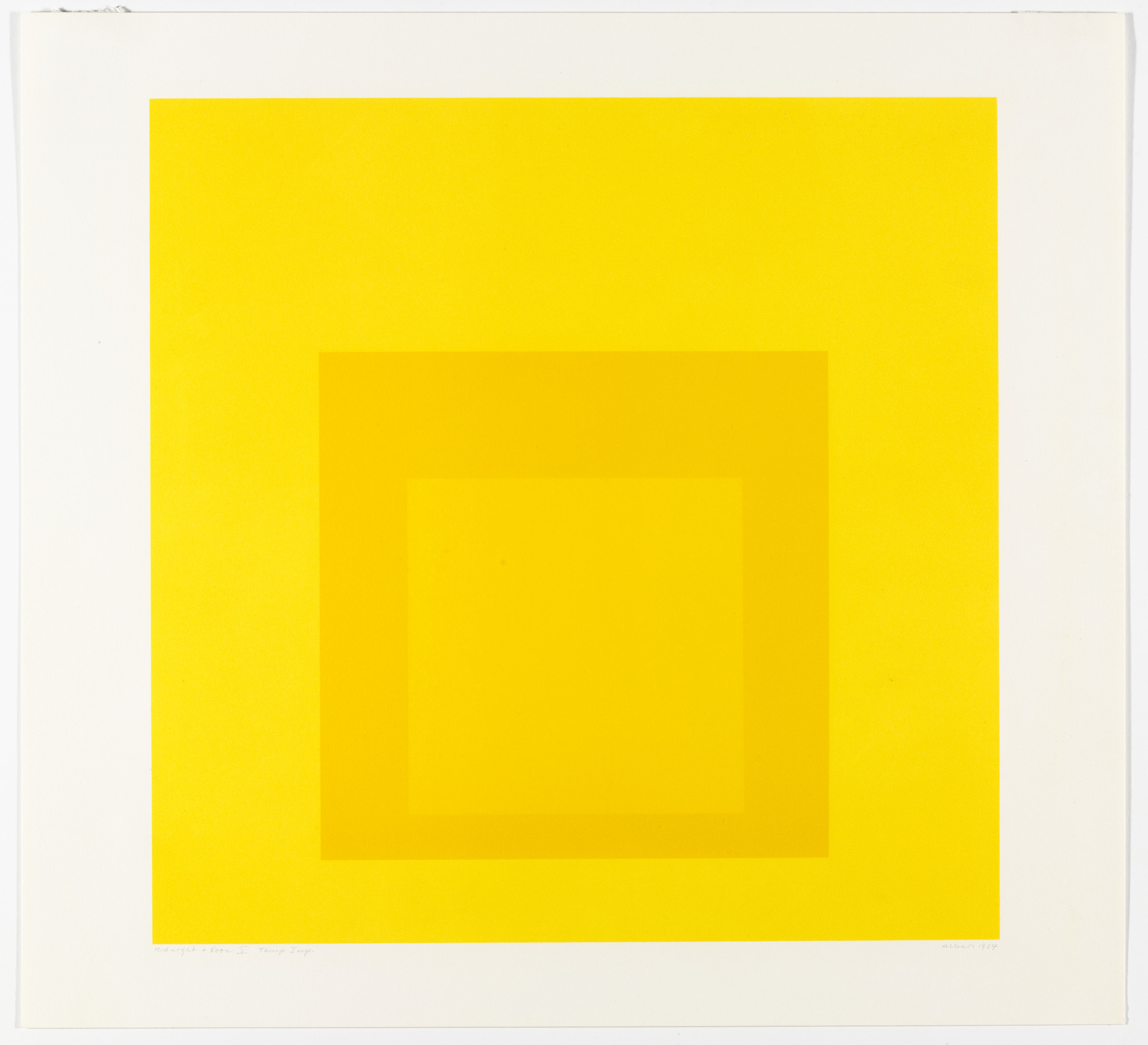 Josef Albers. Midnight + Noon V from Midnight and Noon