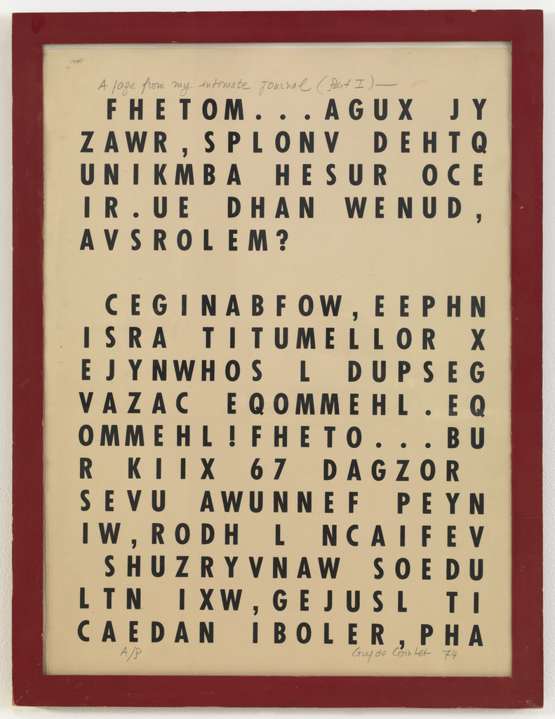 A Page from My Intimate Journal (Part I)