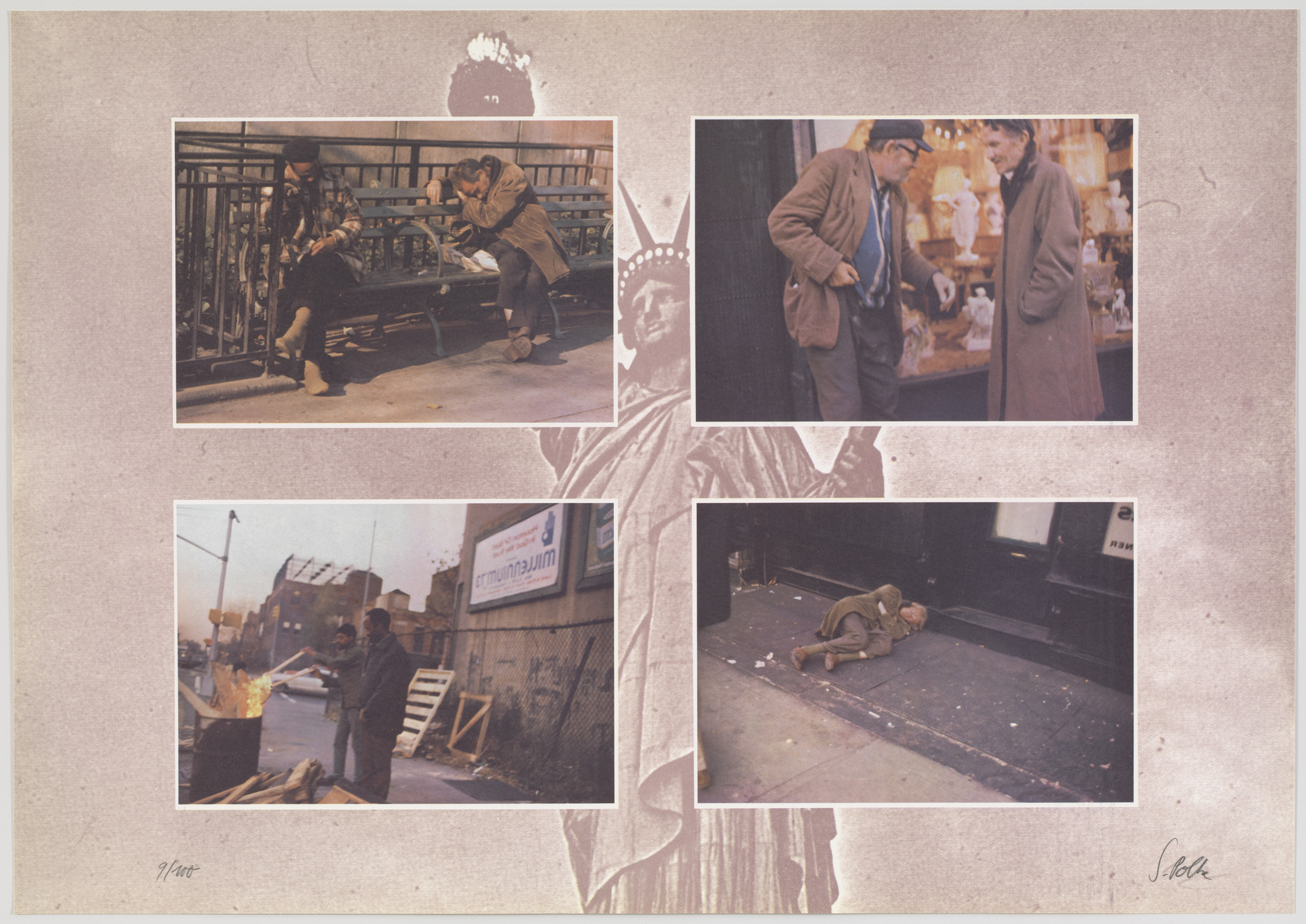 Sigmar Polke. New York Beggars (New Yorker Bettler). 1974