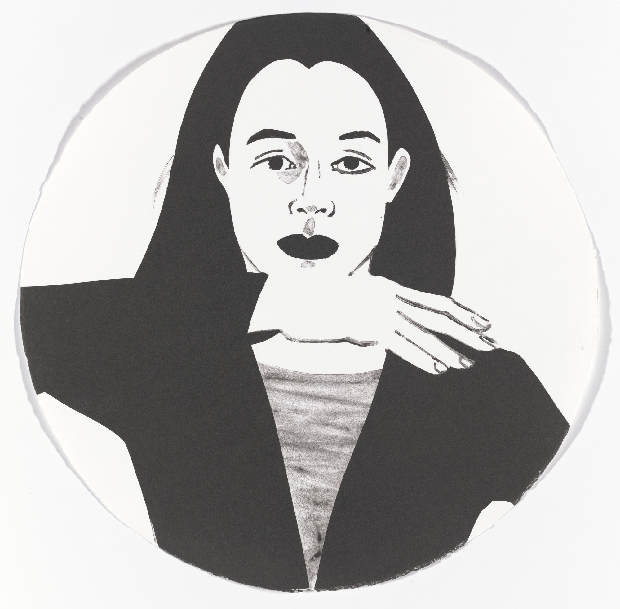 Alex Katz. Untitled from Self-Portrait in a Convex Mirror