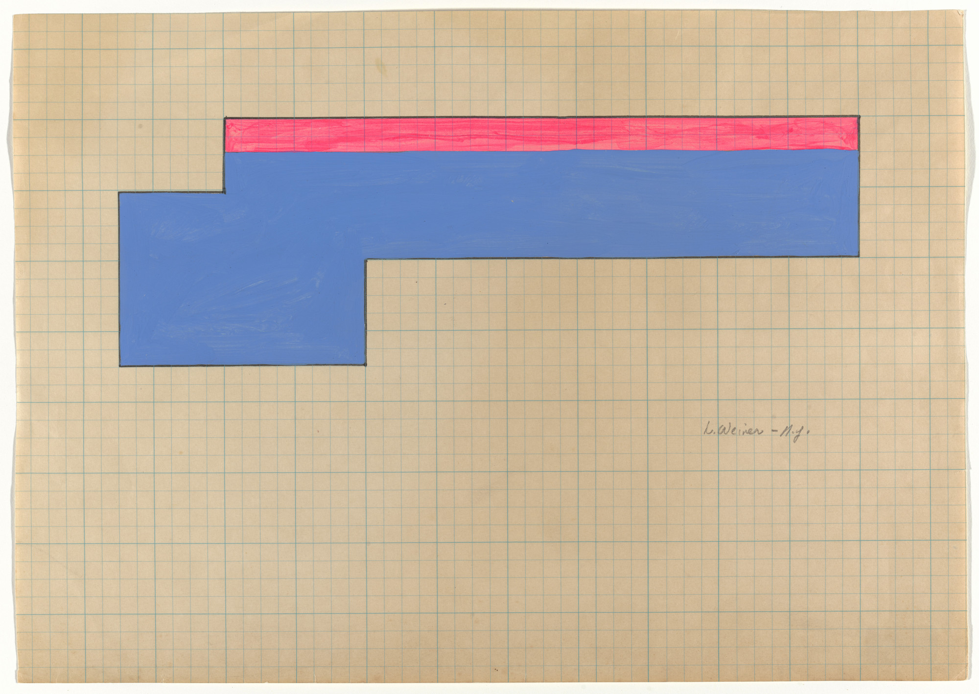 Lawrence Weiner. Untitled. 1966