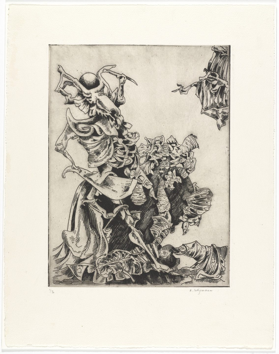 Kurt Seligmann. Acteon from Brunidor Portfolio, No. 1. 1947