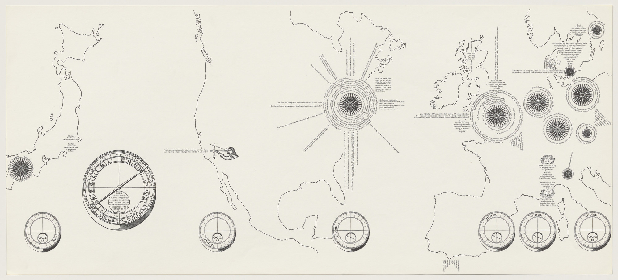 Mieko Shiomi. Spatial Poem No. 2