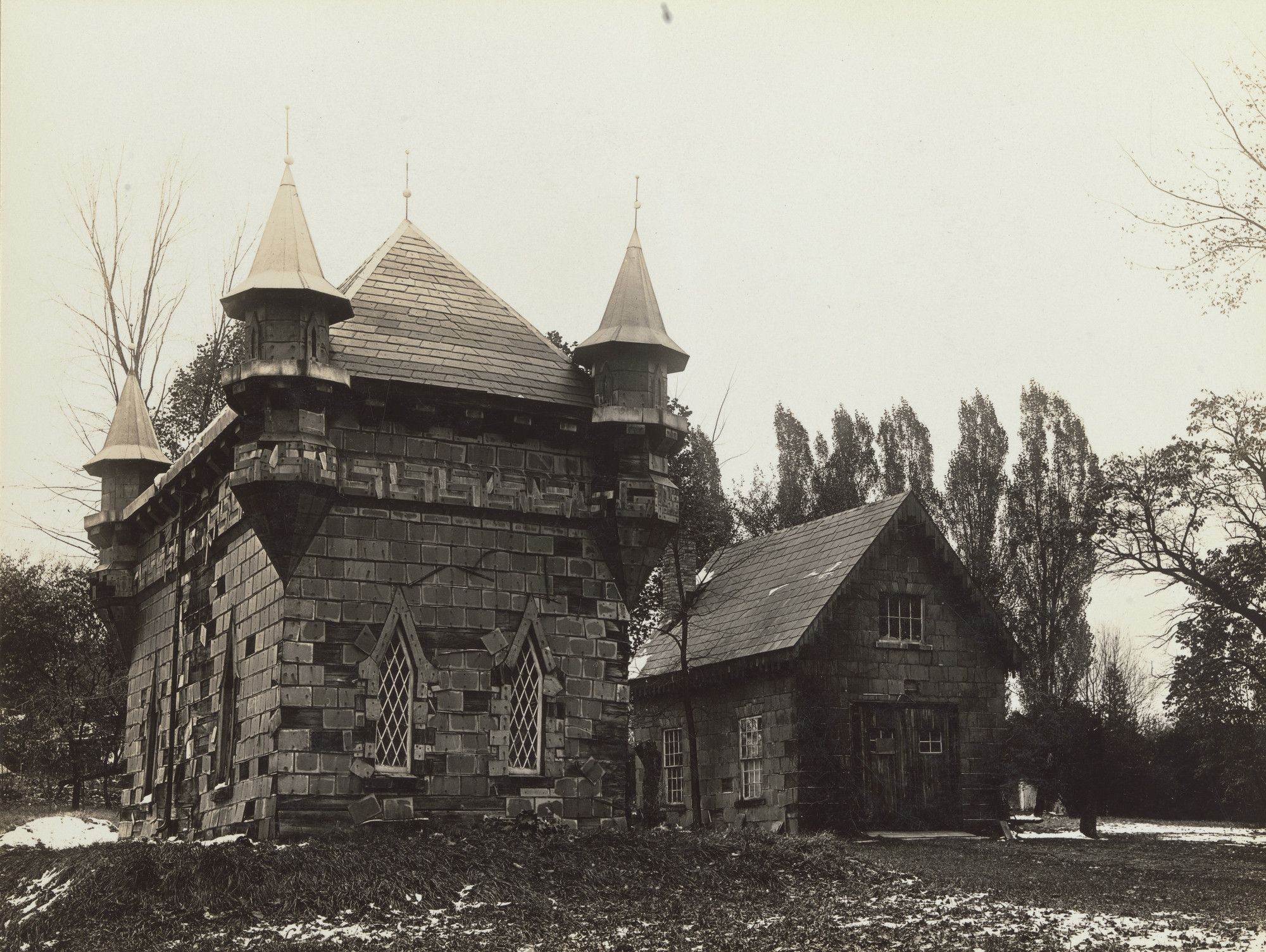 Walker Evans. Gothic House, New York State