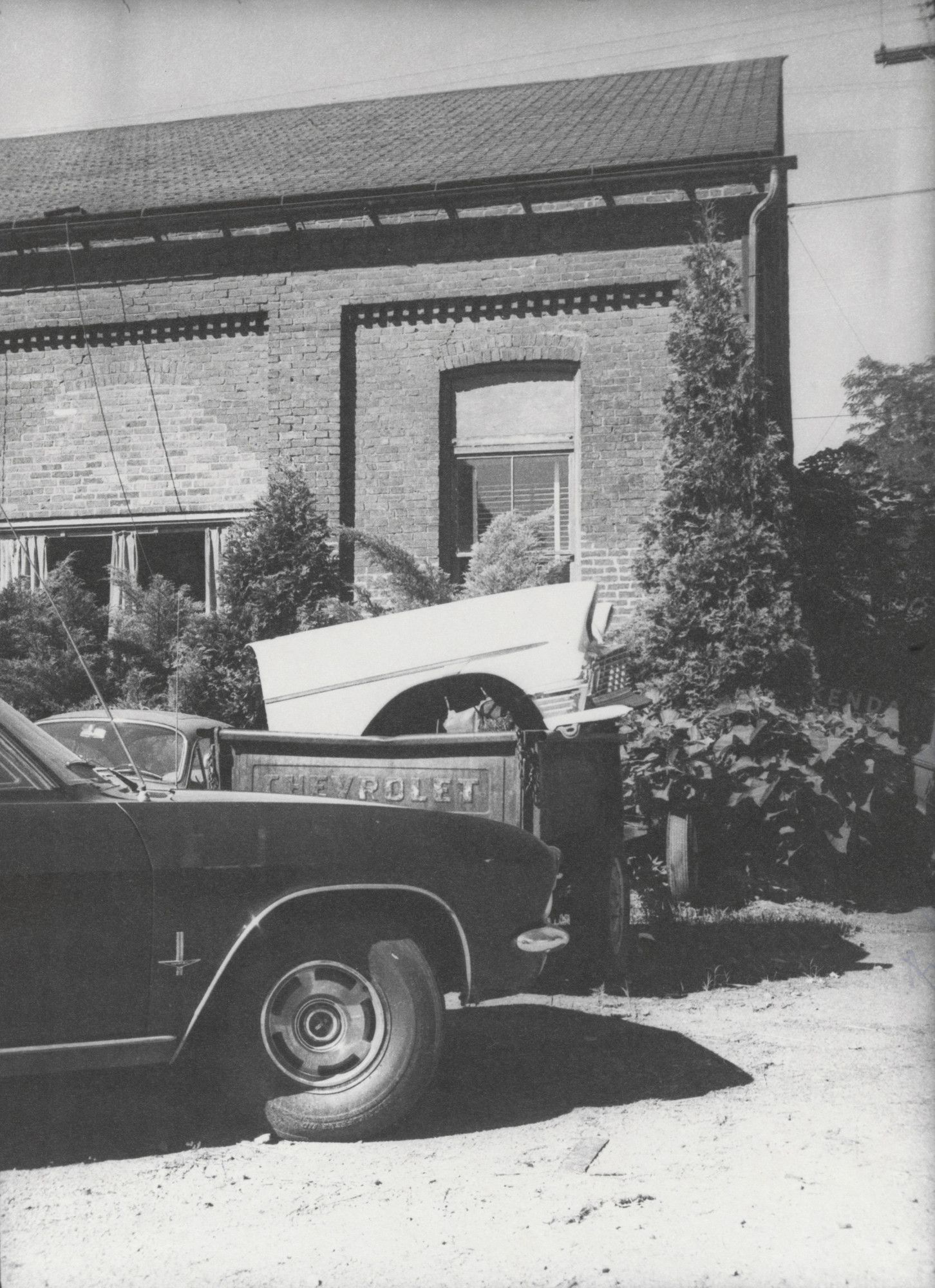 Bill Arnold. Chevy Front in Dumpster