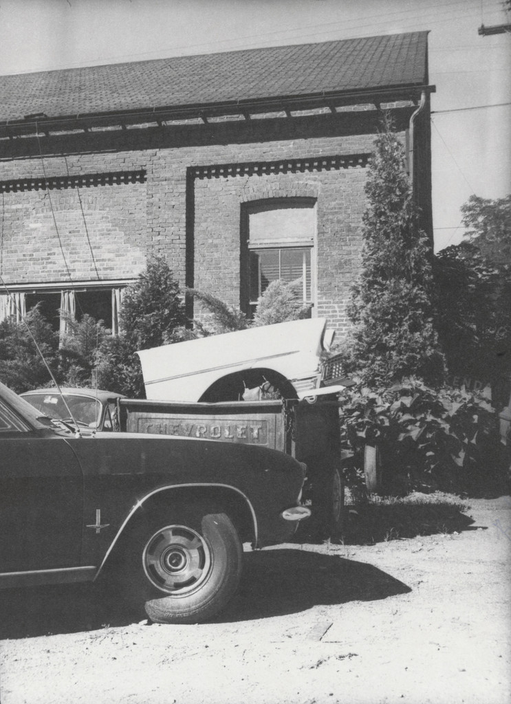 Chevy Front in Dumpster