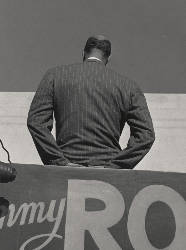 James Roosevelt Campaigning