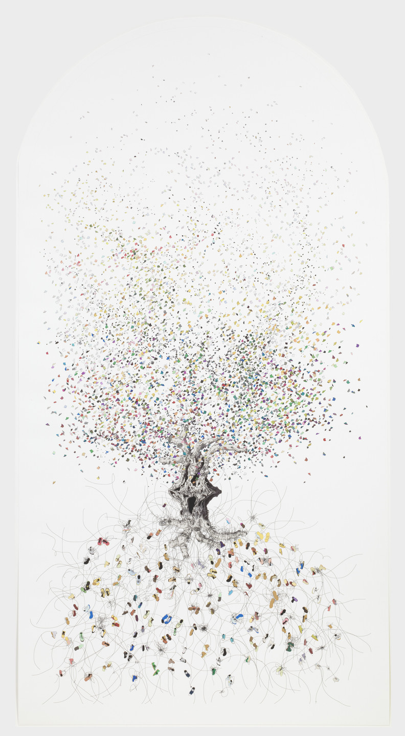 Paul Chan. Worldwide trash (thanks for nothing Hegel). 2004