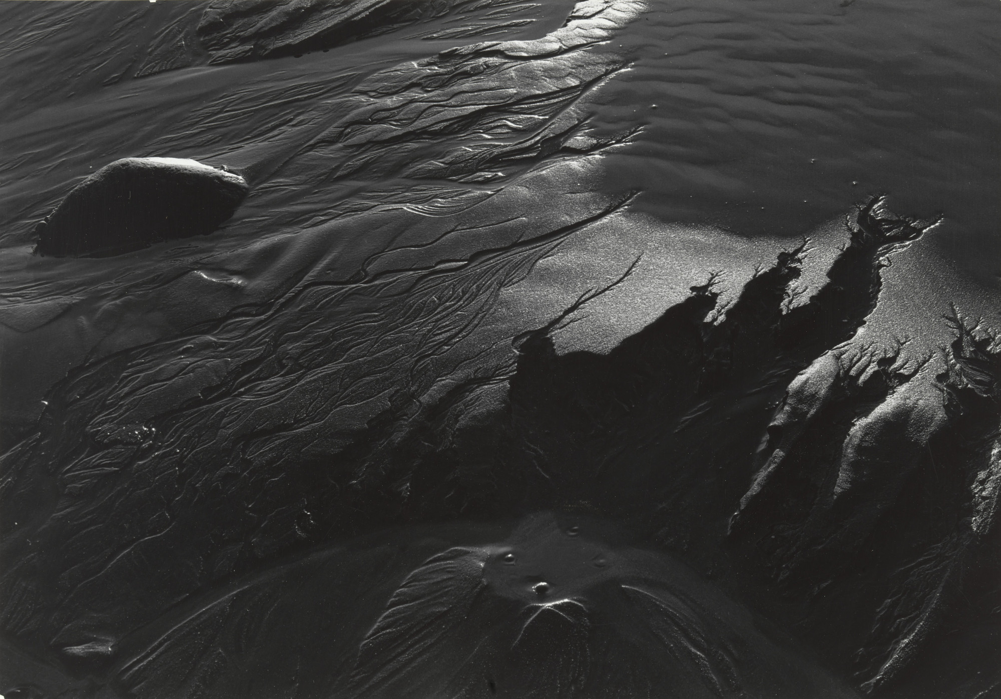 Paul Caponigro. Eroded Sand, Revere, Massachusetts. 1958