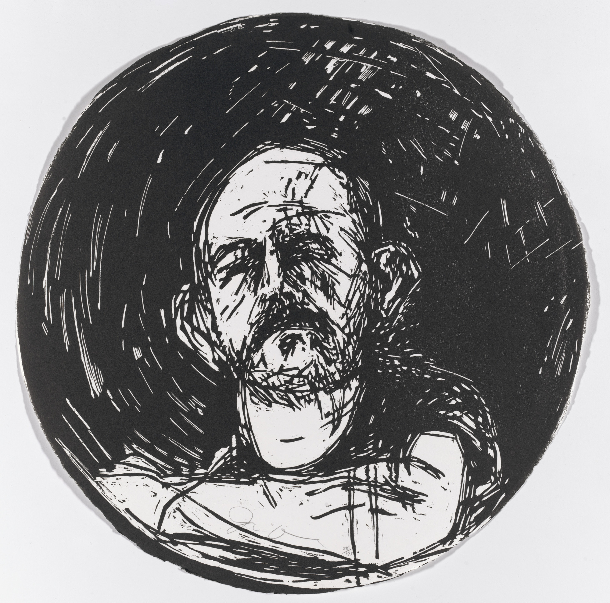 Jim Dine. Untitled from Self-Portrait in a Convex Mirror