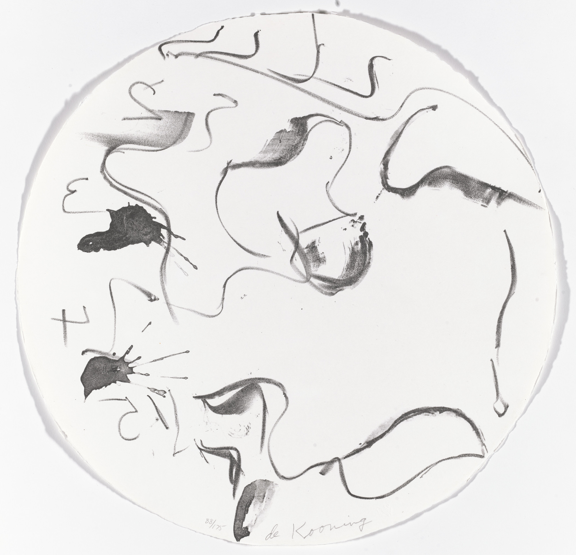 Willem de Kooning. Untitled from Self-Portrait in a Convex Mirror