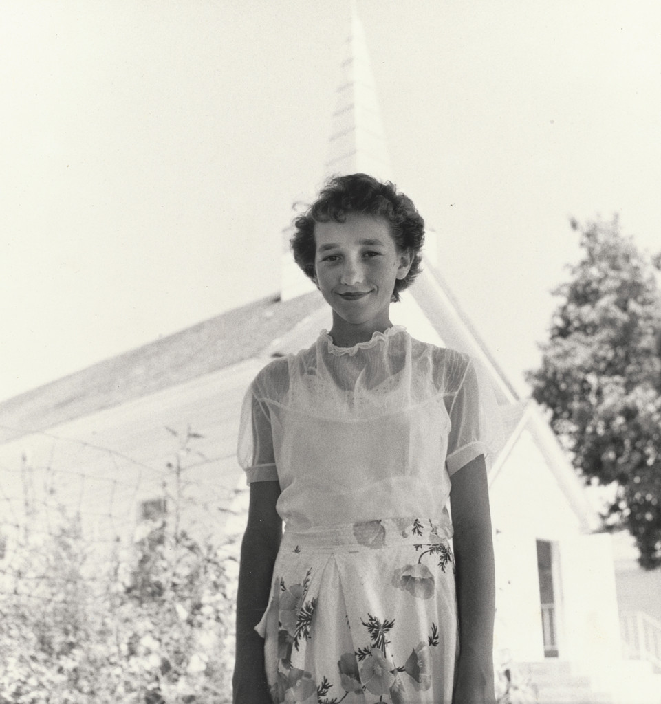 Girl in Church, Utah