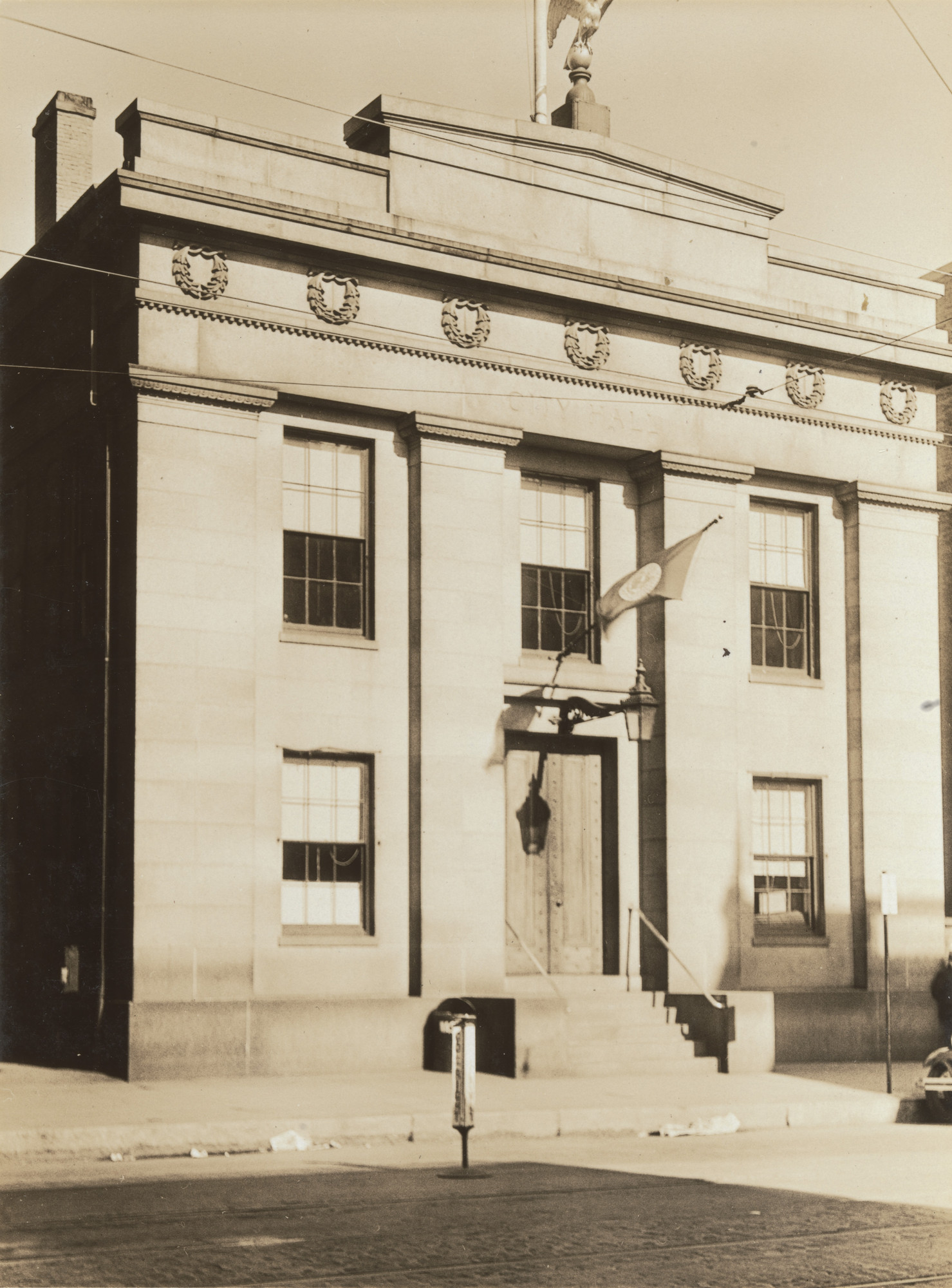 Walker Evans. Greek Building, Salem, Massachusetts