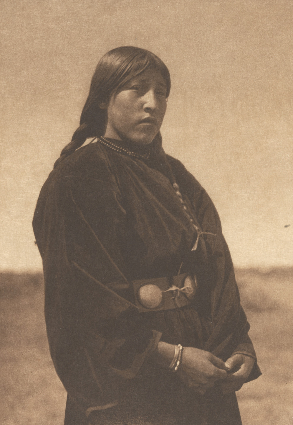 Edward Curtis. Arapaho Maiden. 1910