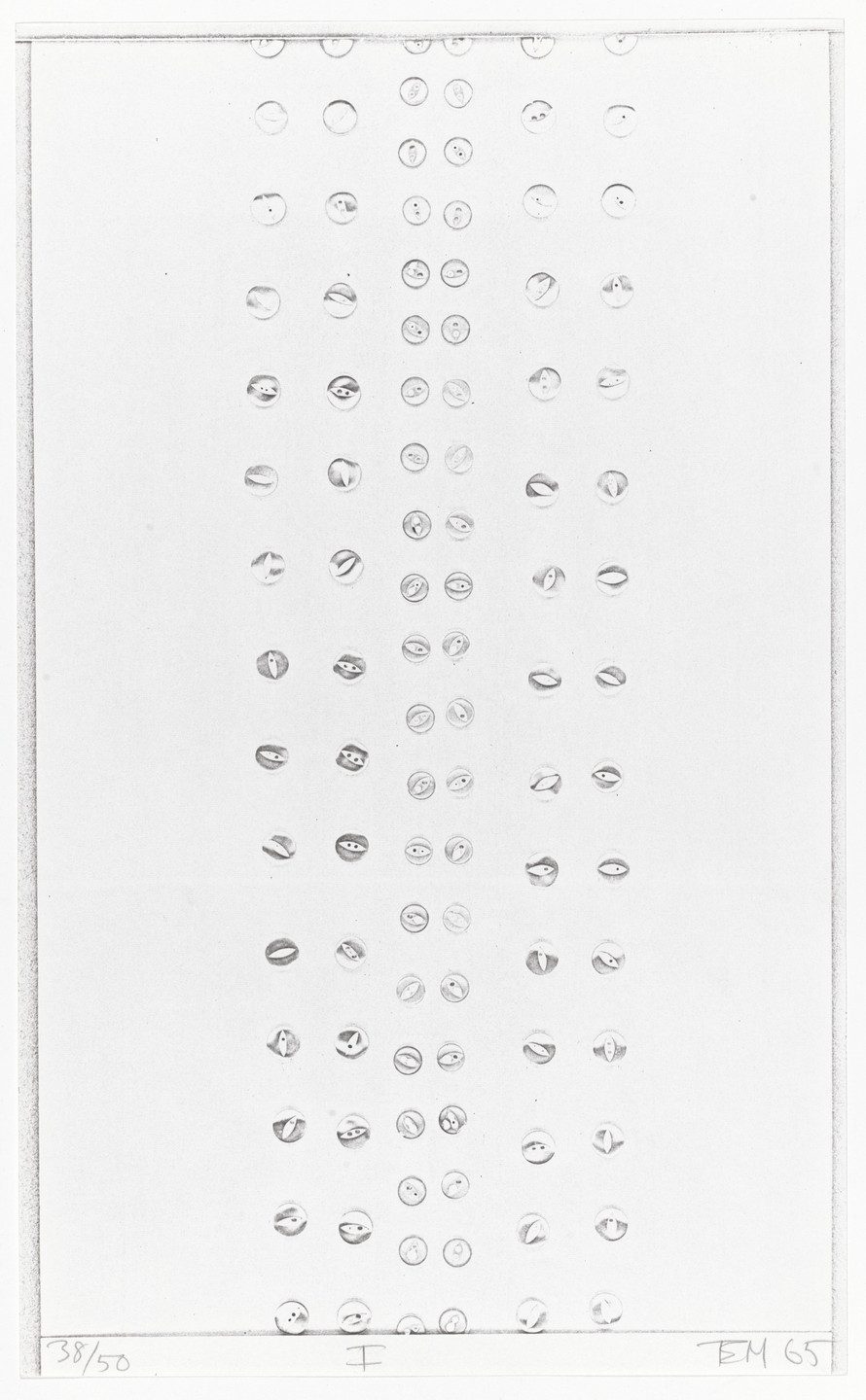 Edward Meneeley. Untitled from Illustrations for Tender Buttons. 1965