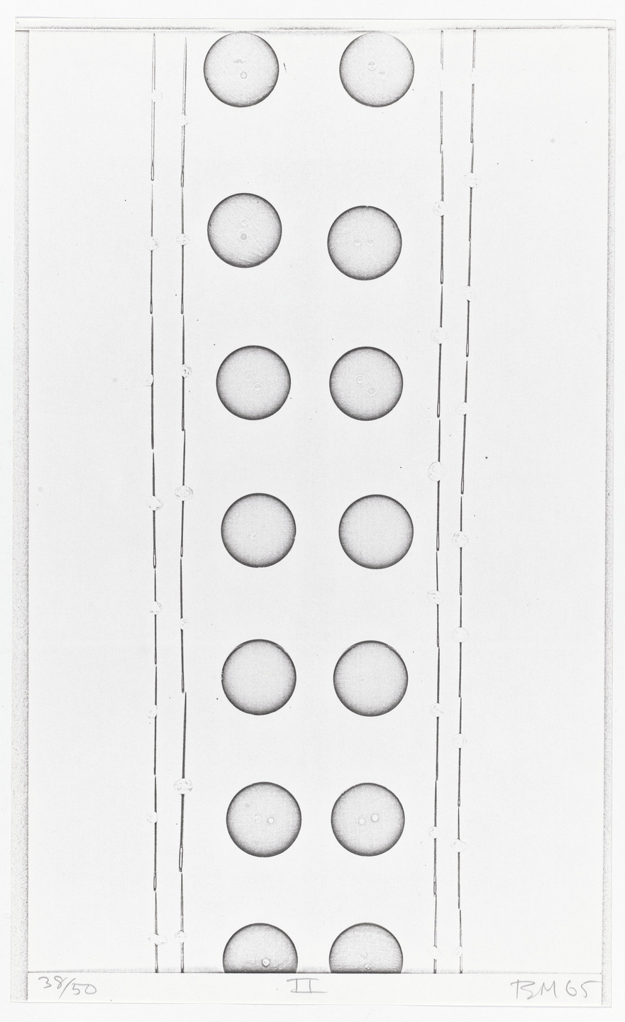 Edward Meneeley. Untitled from Illustrations for Tender Buttons. 1965