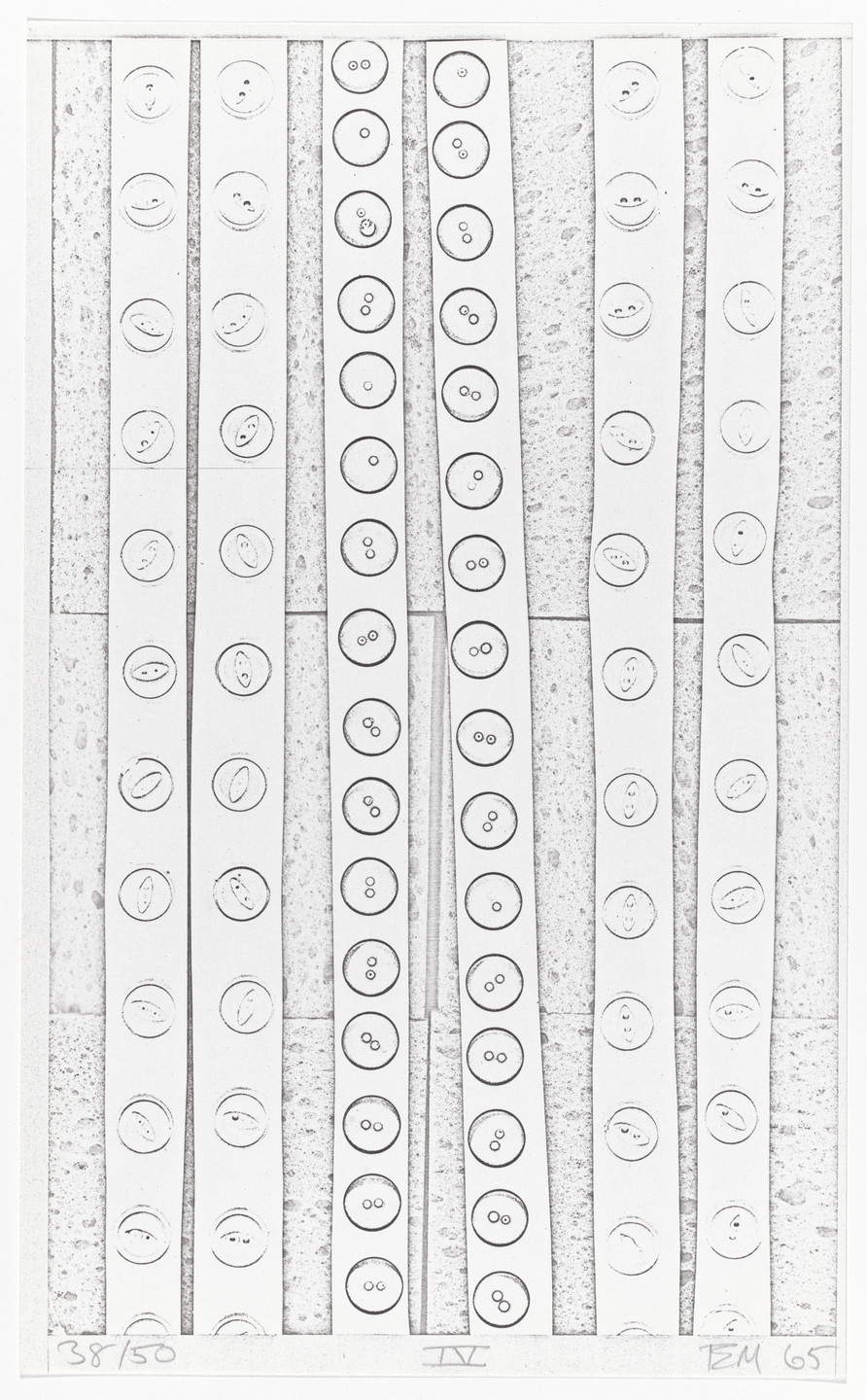 Edward Meneeley. Untitled from Illustrations for Tender Buttons. 1965