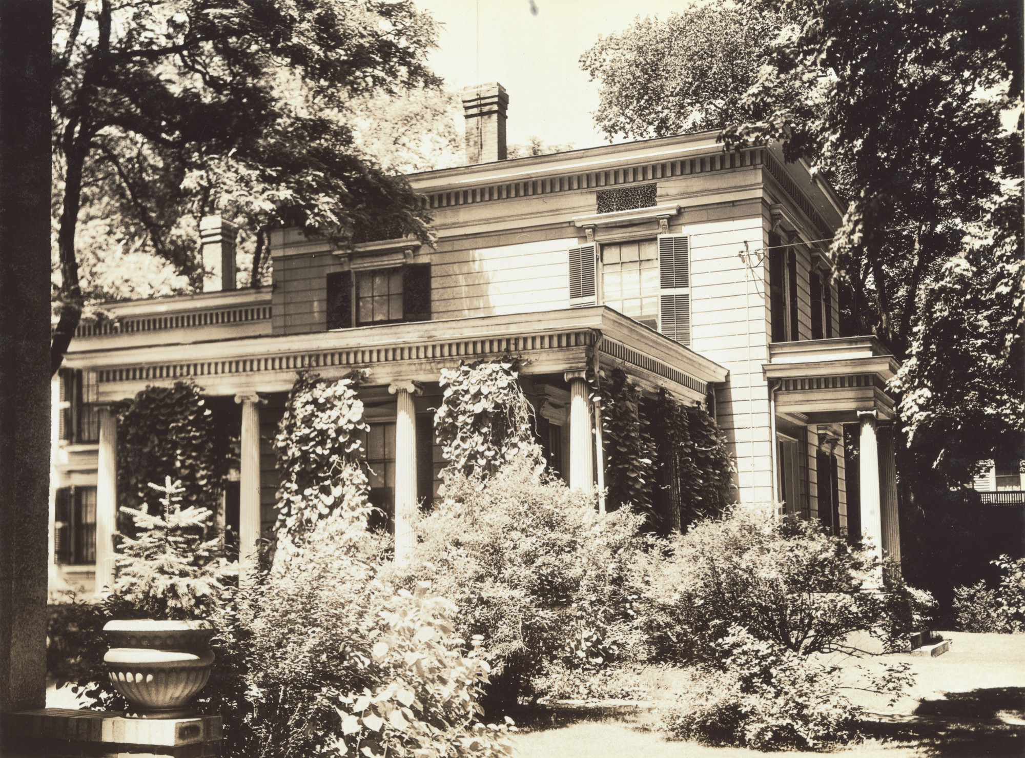 Walker Evans. Greek House, Greenfield, Massachusetts