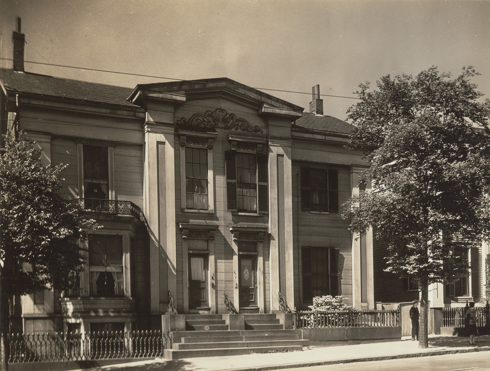 Walker Evans. Greek Houses, South Boston, Massachusetts