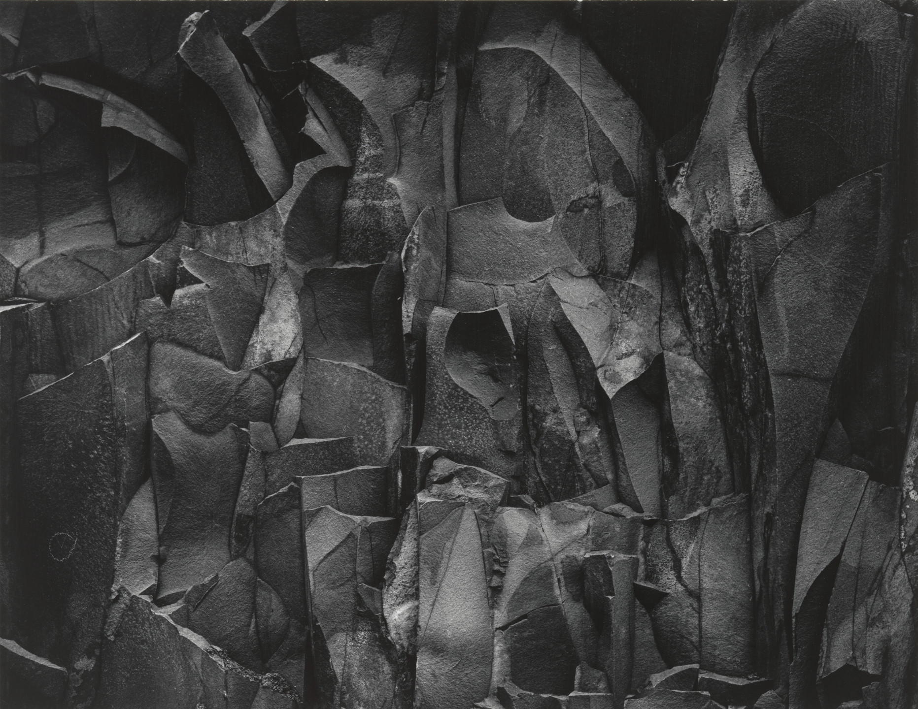 Paul Caponigro. Rock Wall Number 2. 1959