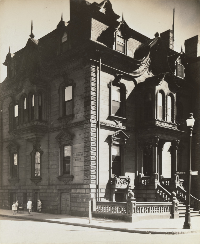 Mansard House, Worcester Square, Corner, South End, Boston, Massachusetts
