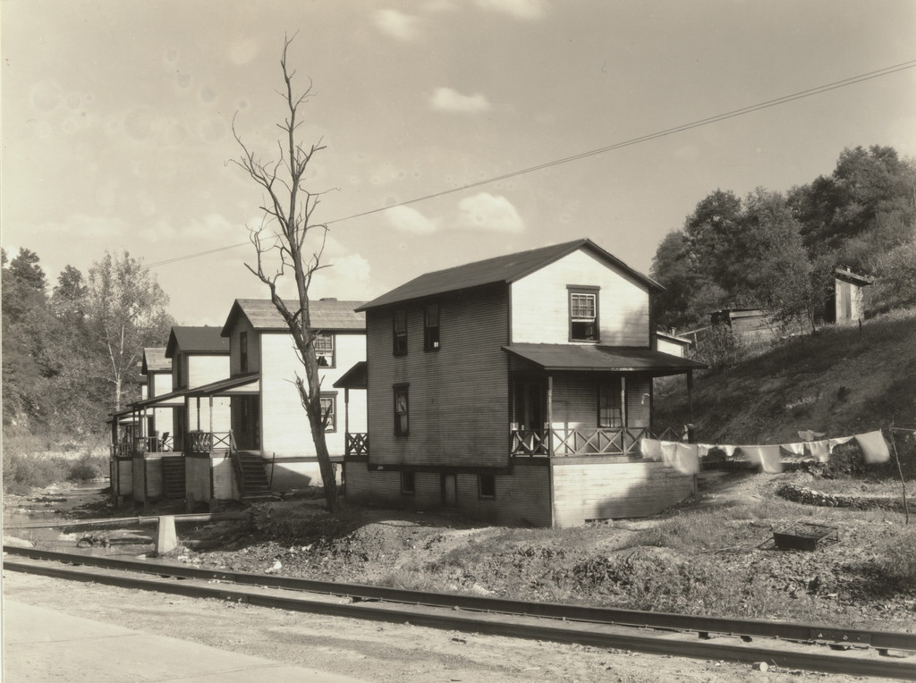 Houses by the Railroad, Scott's Run, West Virginia