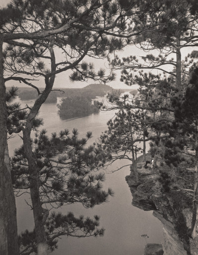 Islands from the Cliff at Gulch, Wisconsin Dells