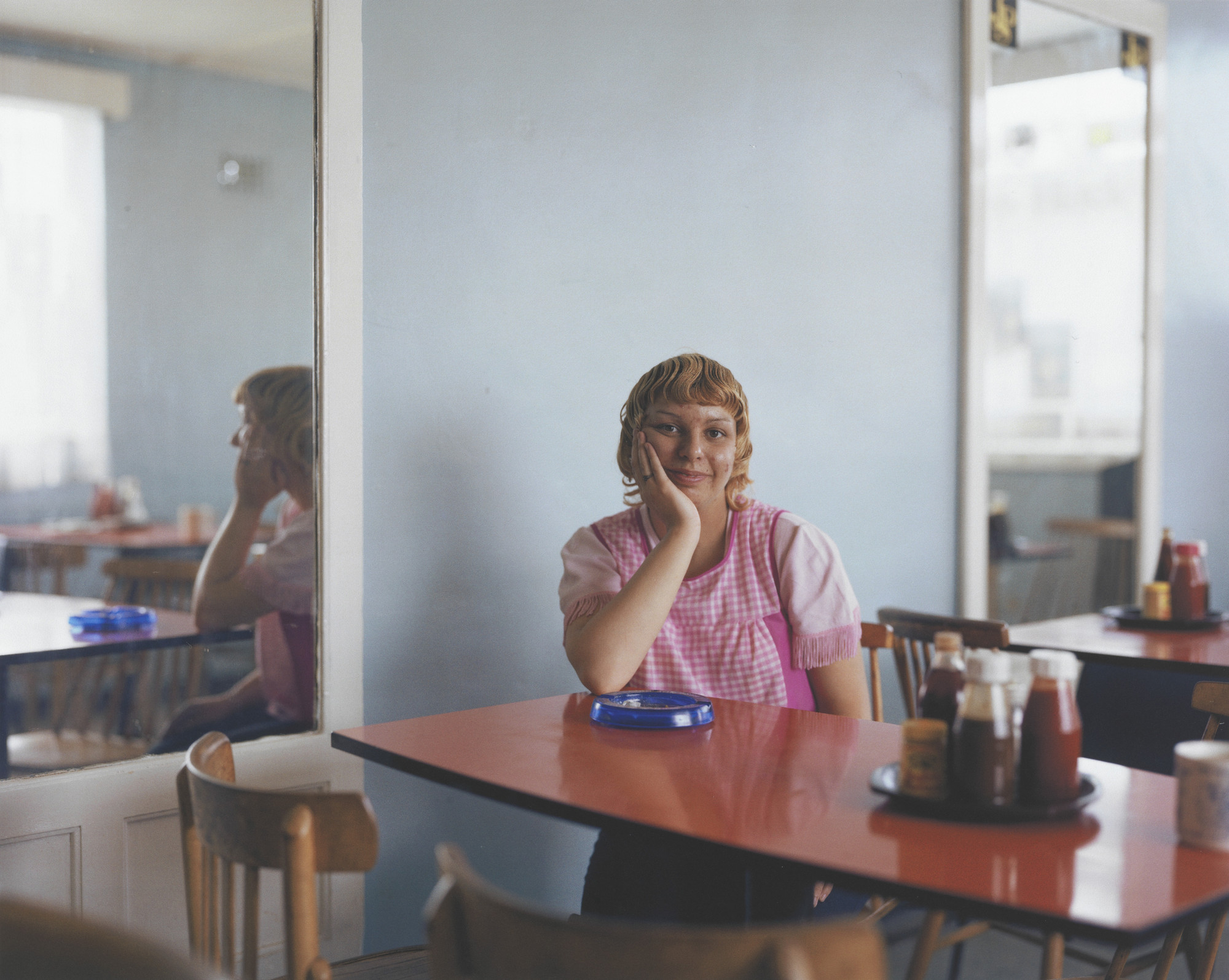 Paul Graham. Cafe Waitress, John's Cafe, Sandy, Bedfordshire