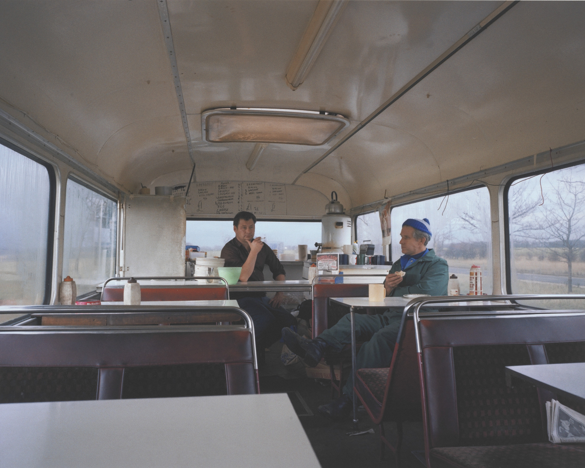 Paul Graham. Bus Converted to Cafe, Lay-By, West Yorkshire