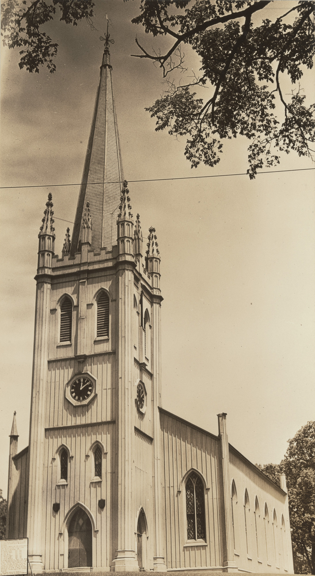 Walker Evans. Gothic Church, Ipswich, Massachusetts