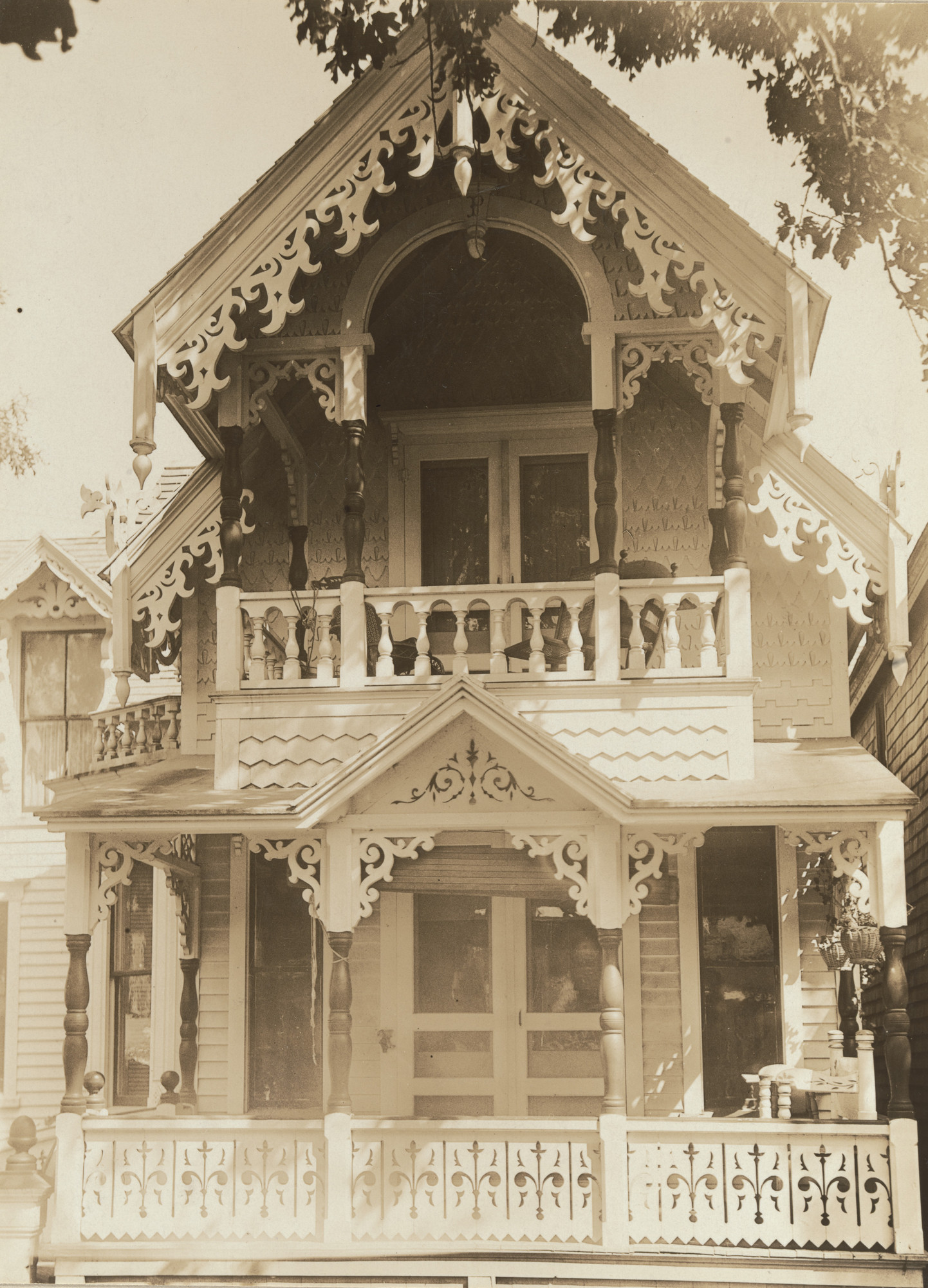 Walker Evans. Gingerbread House, Oak Bluffs, Martha's Vineyard, Massachusetts