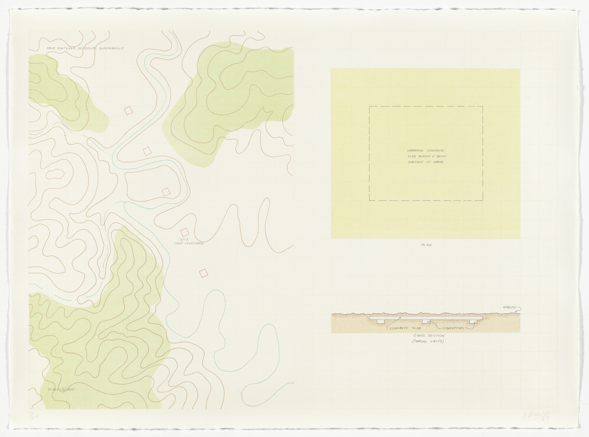 Robert Morris. Vibrations from Earth Projects
