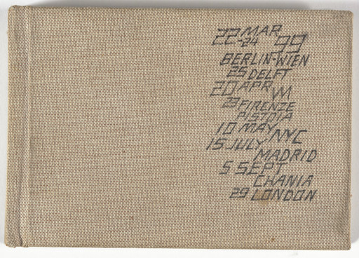 Sketchbook, March 22 Berlin - March 29 London, 1999