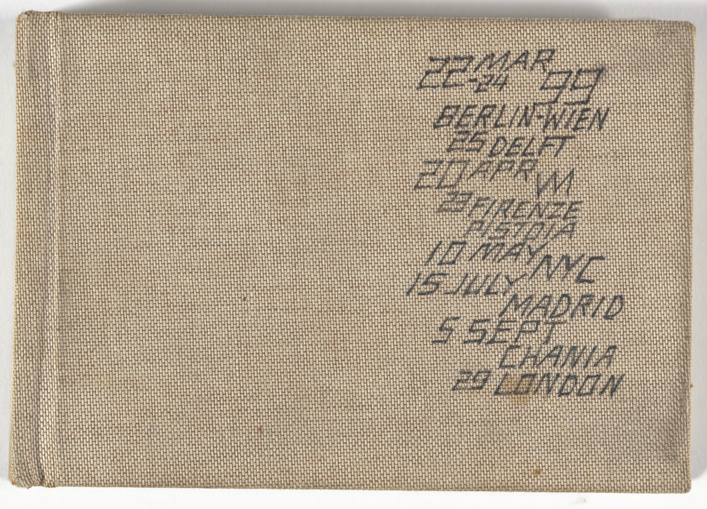 Sketchbook, March 22 Berlin - March 29 London, 1999