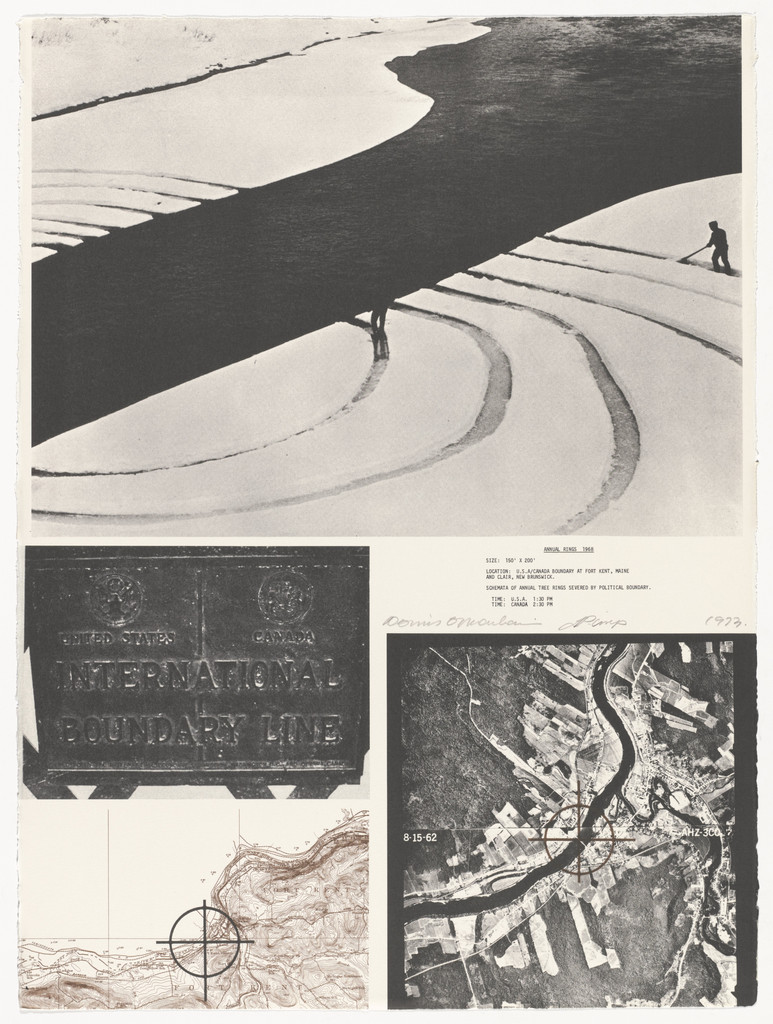 Annual Rings. 1968 from Projects by Dennis Oppenheim