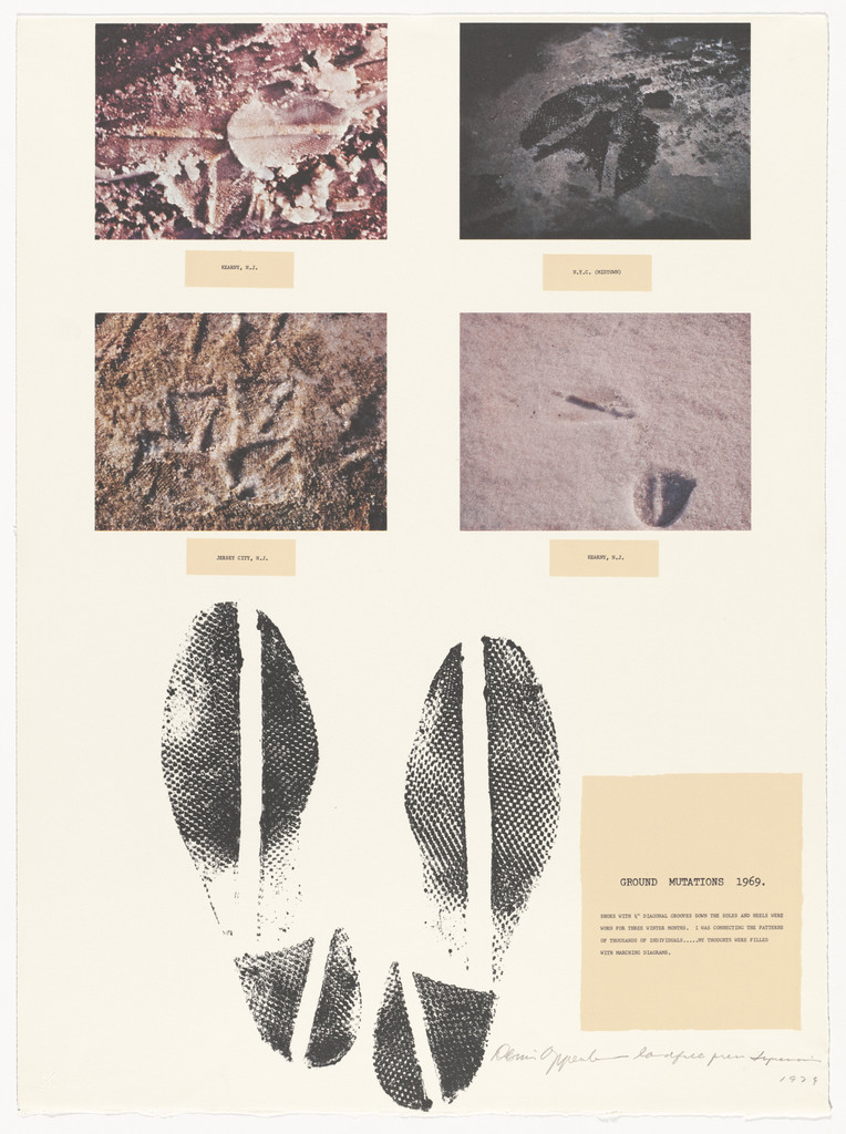 Ground Mutations. 1969 from Projects by Dennis Oppenheim