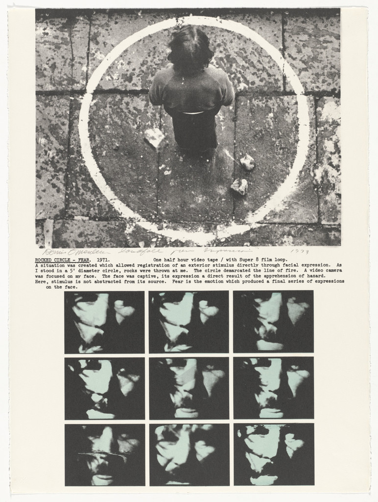 Rocked Circle - Fear. 1971 from Projects by Dennis Oppenheim